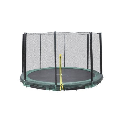 Super Jumper Inground 10' Round Trampoline with Safety Enclosure   